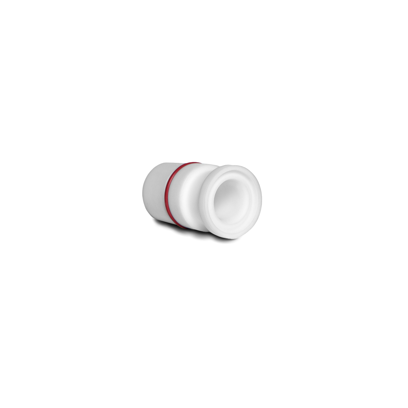 PTFE Adapter, 3/4in Tri-Clamp to 24/25 Male