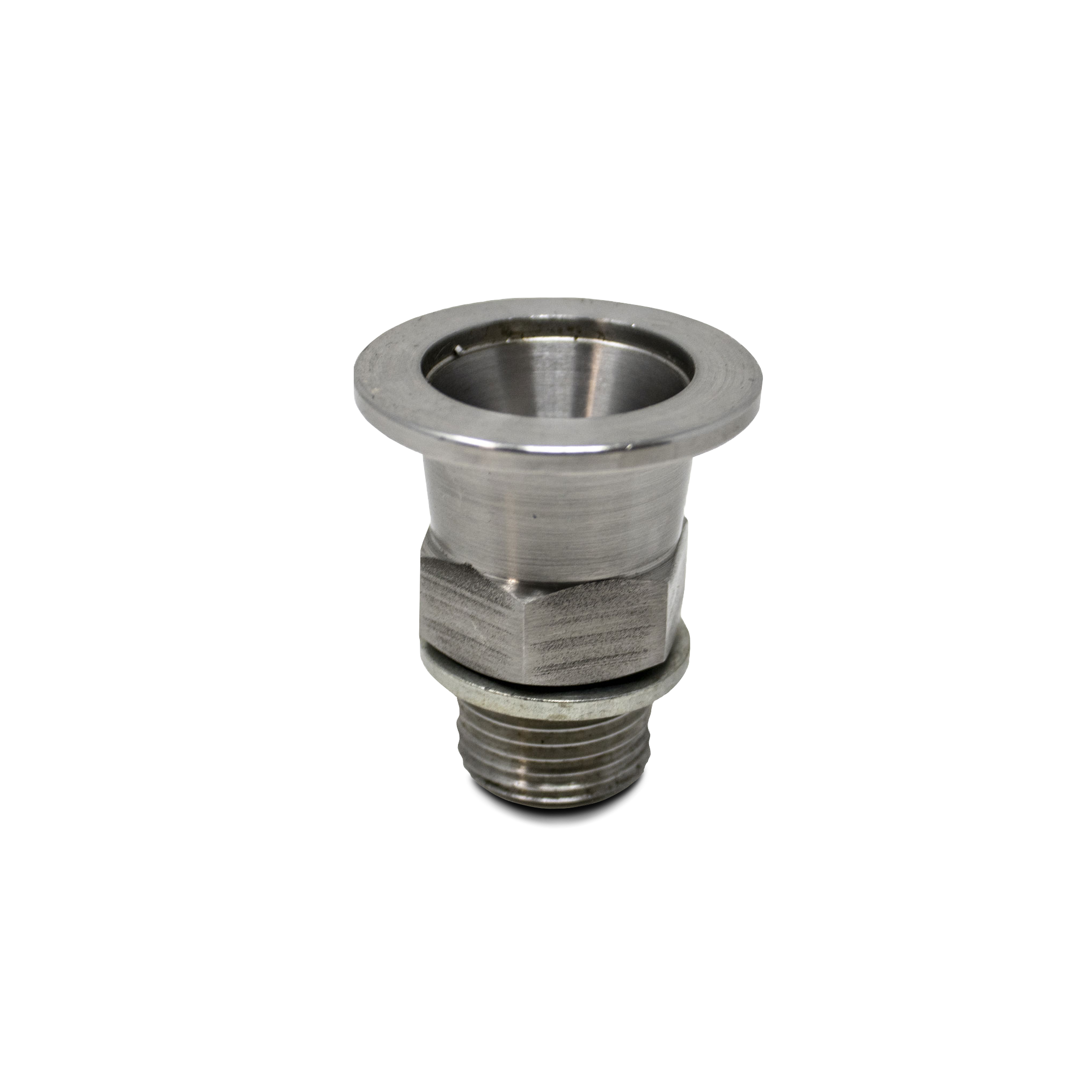 Stainless Steel Adapter, 1/2in BSPP Male to KF25, 316SS