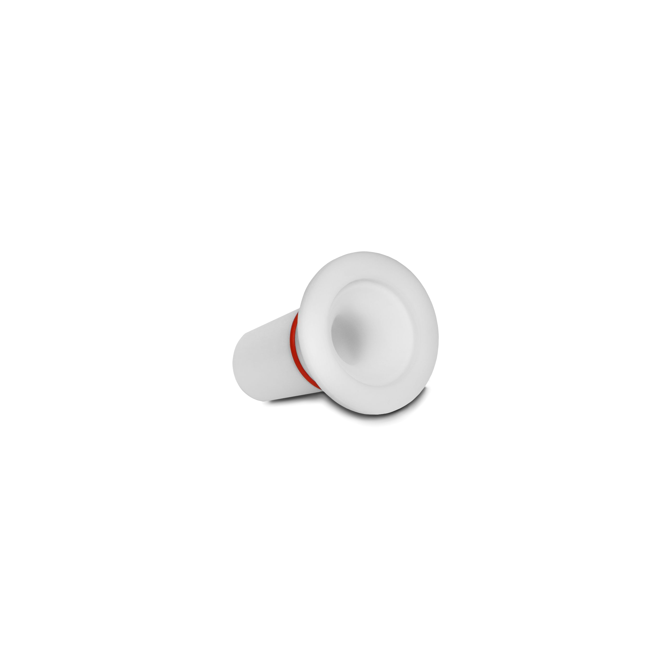 PTFE Adapter, KF25 to 24/40 Male