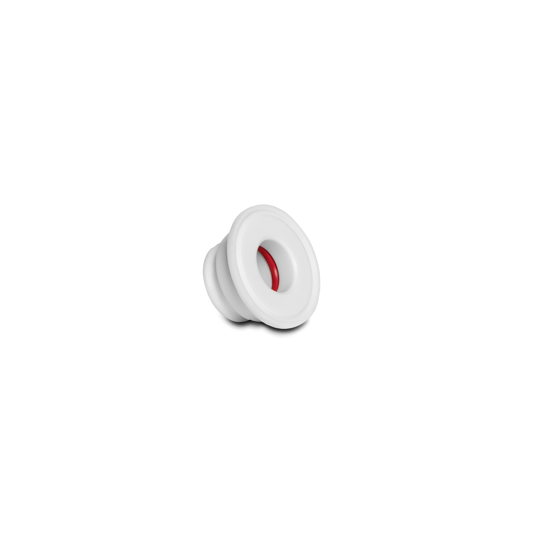 PTFE Adapter, 1.5in Tri-Clamp to 24/40 Female