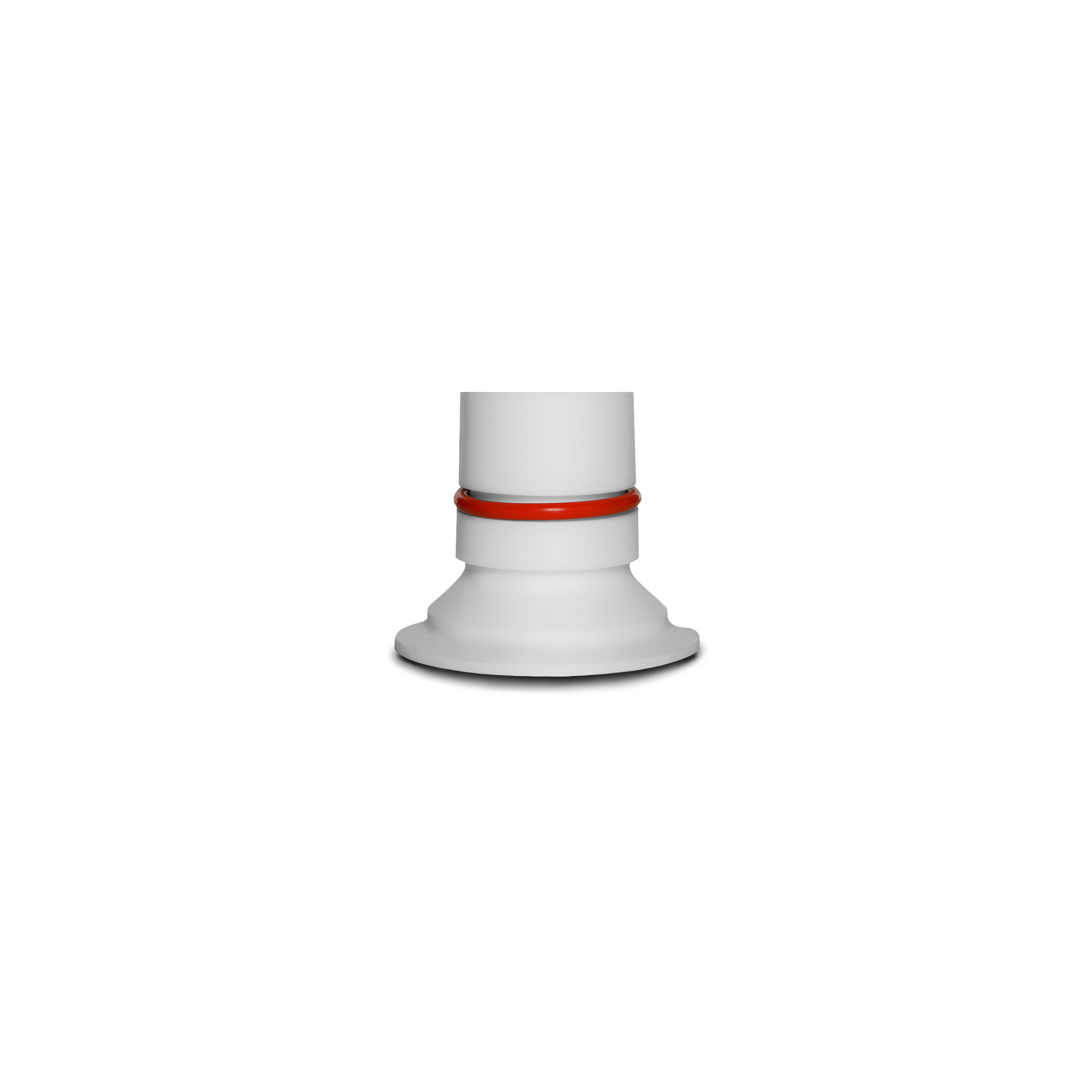 PTFE Adapter, 2in Tri-Clamp to 35/40 Male