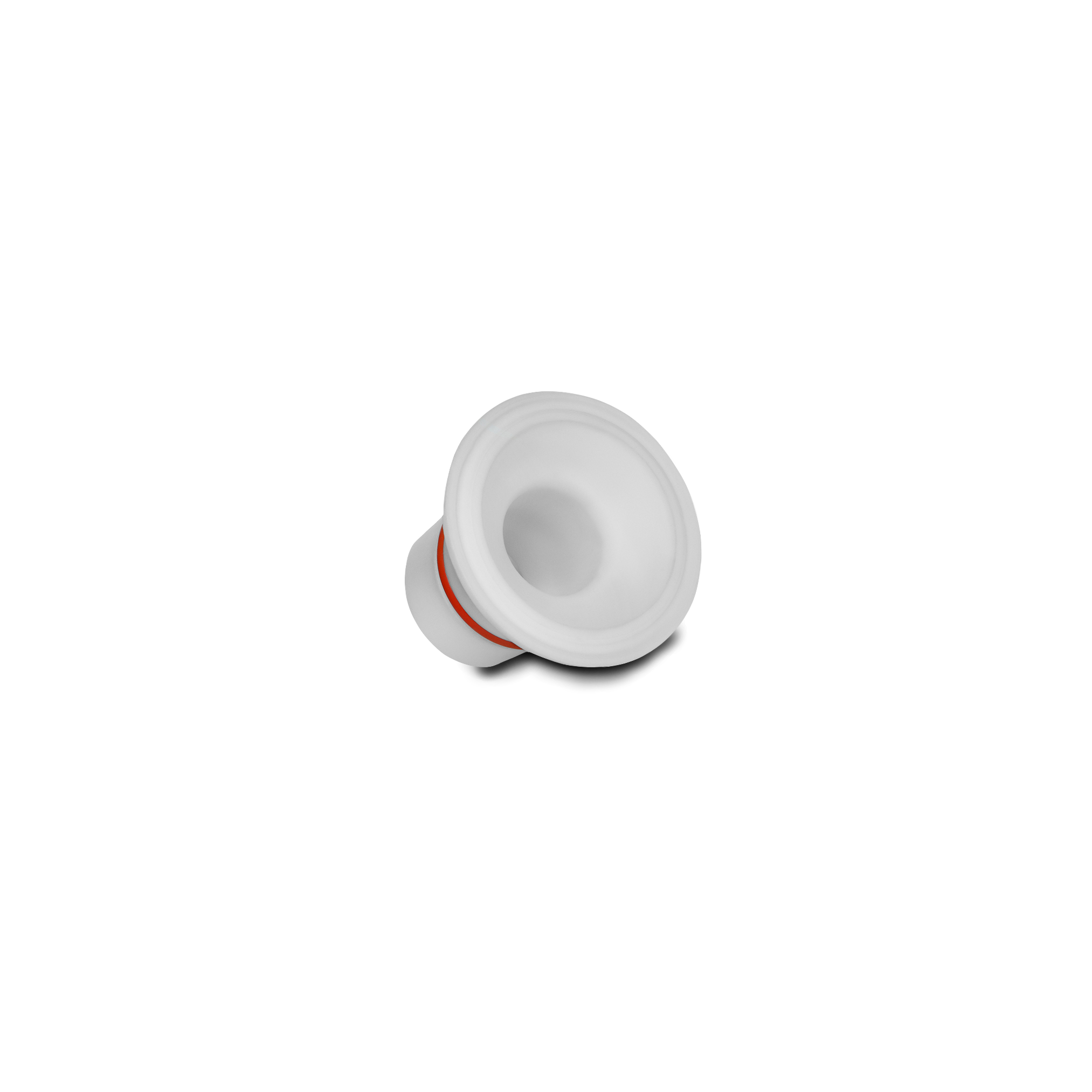PTFE Adapter, 2in Tri-Clamp to 35/40 Male