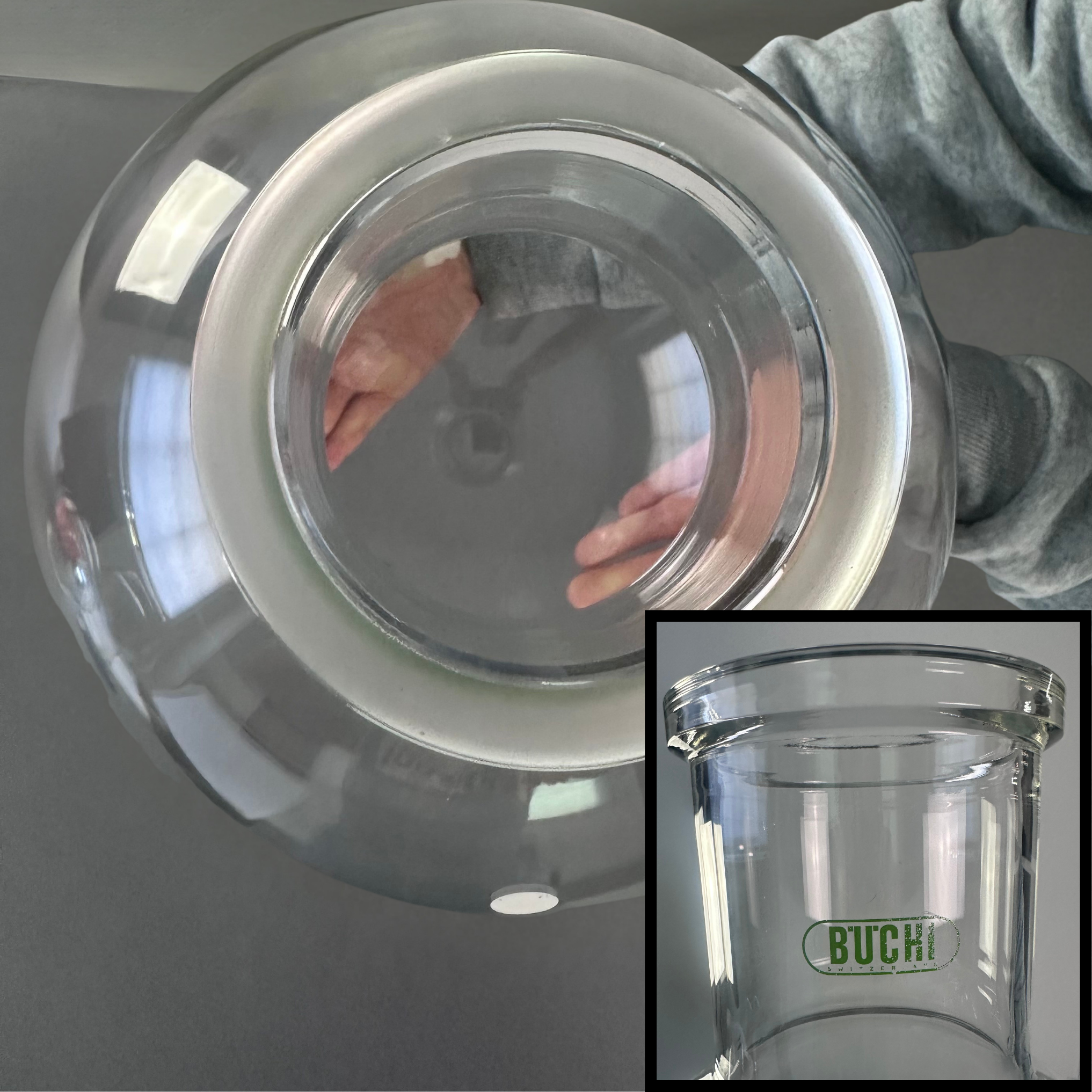 Buchi Evaporating Flask 10 Liter 150mm Flange - Used Like New