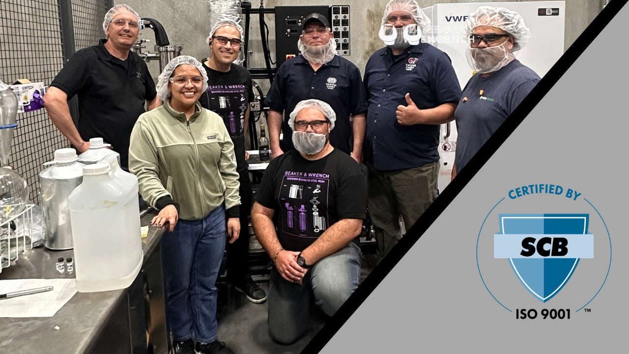 Beaker & Wrench has successfully acquired the ISO 9001 certificate.