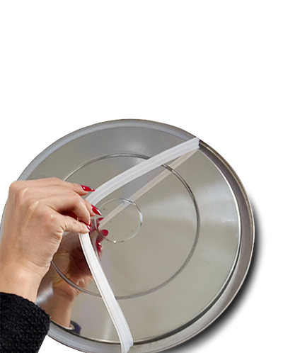 Container Bucket With Lid, 304 Stainless Steel